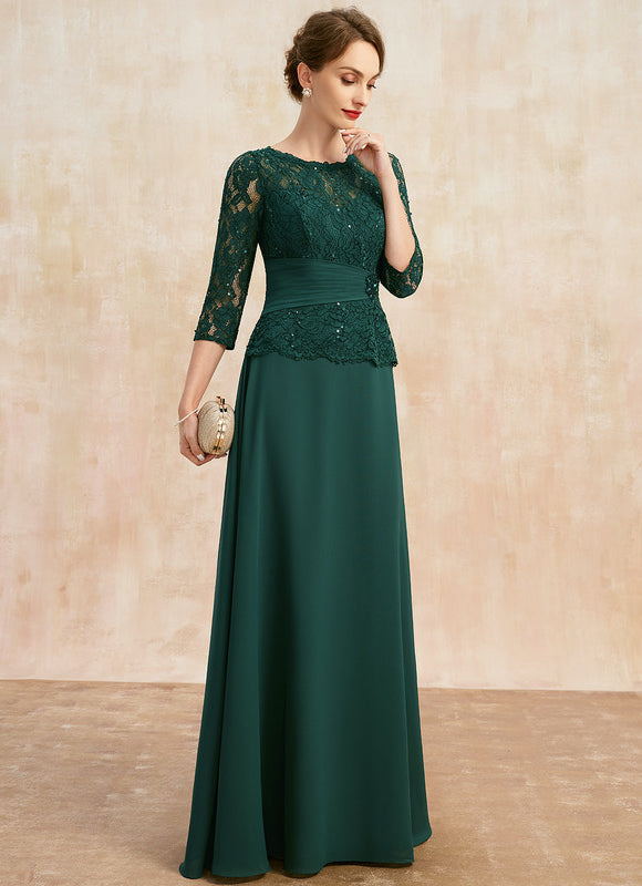 Robe Chic Vert Sombre Chic - gallery 4