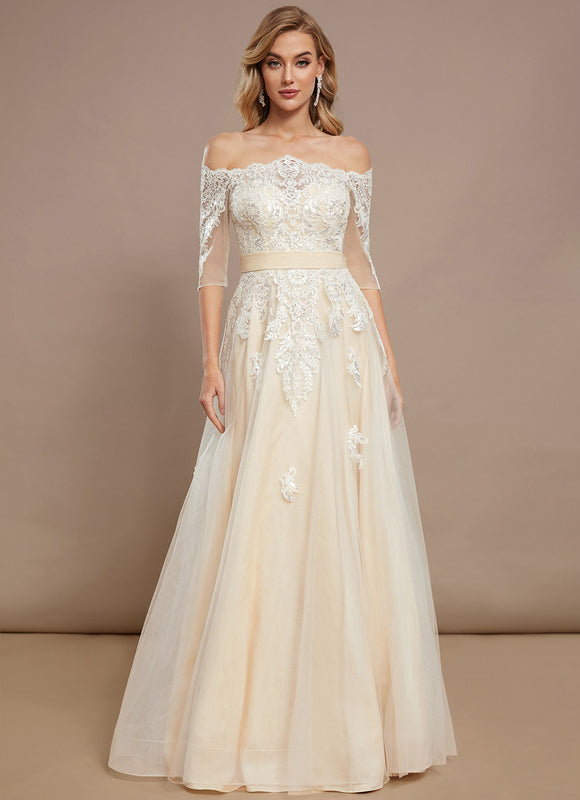 Robe Chic Élégance Tulle Cristal - gallery 2