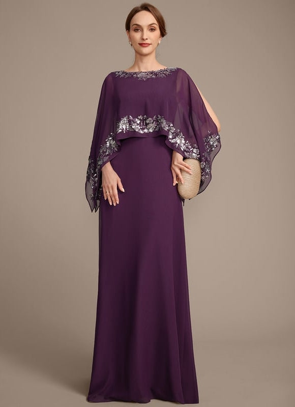 Robe Chic Longue Violetée