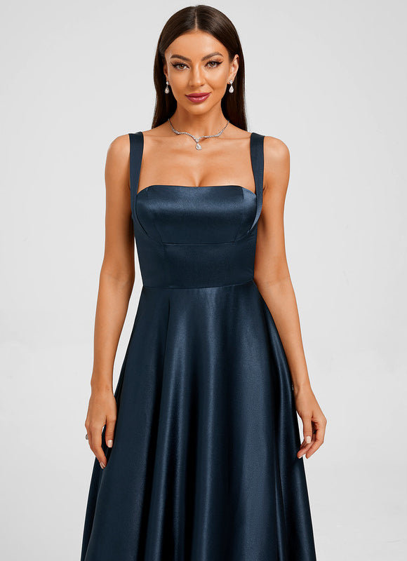 Robe Chic Soirée Satin Élégante - gallery 2