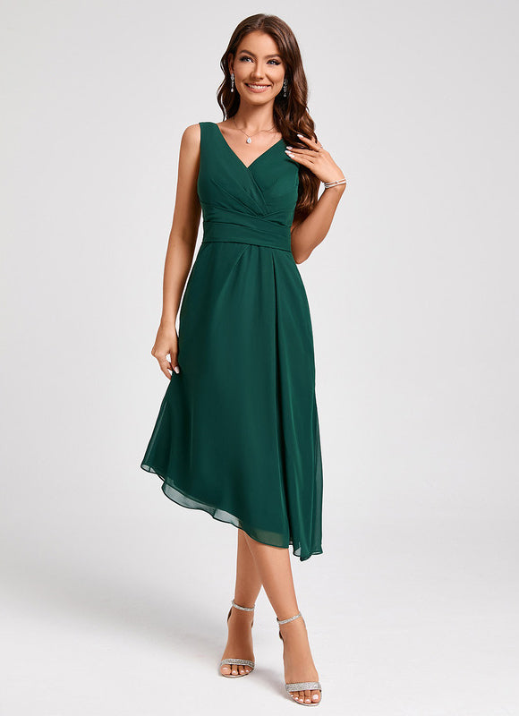 Robe De Cocktail Rouge Pour Mariage Chic - gallery 4