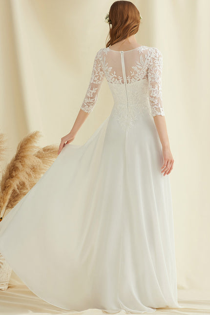 Robe Blanche Plage Chic - gallery 3