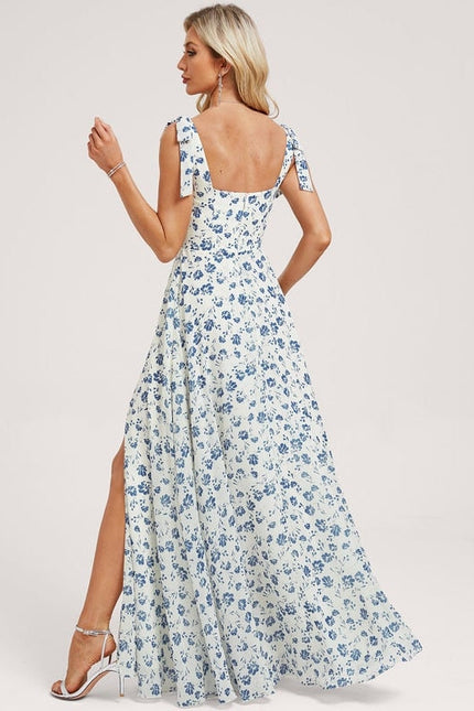 Robe Chic Longue Verte Élégante - gallery 4