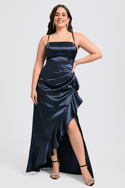 Robe Chic Drapé Satiné Sophistiqué - gallery 8