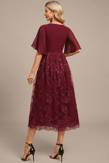 Robe Chic Émeraude Fluide - gallery 7
