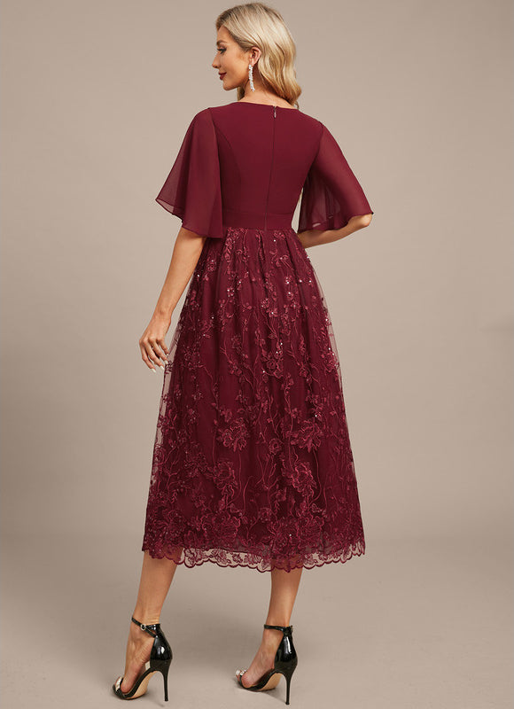 Robe Chic Émeraude Fluide - gallery 7