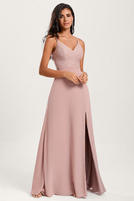 Robe Chic Élégance Rosée - gallery 2