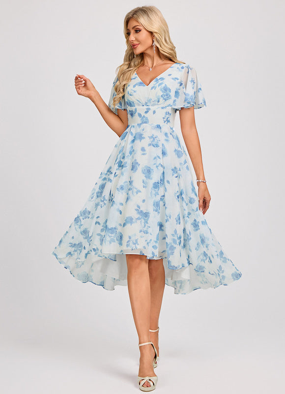 Robe Chic Fluide Bleu Nuit - gallery 2