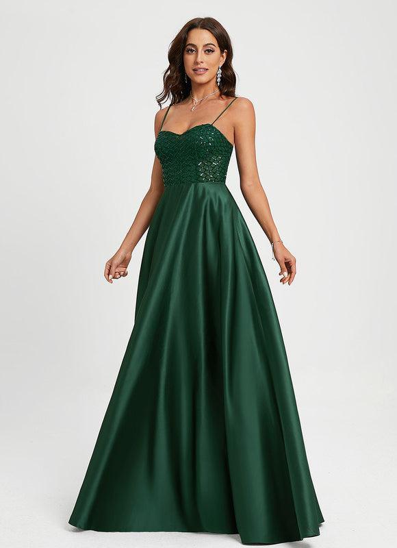 Robe Chic Satin Chic Longueur - gallery 3