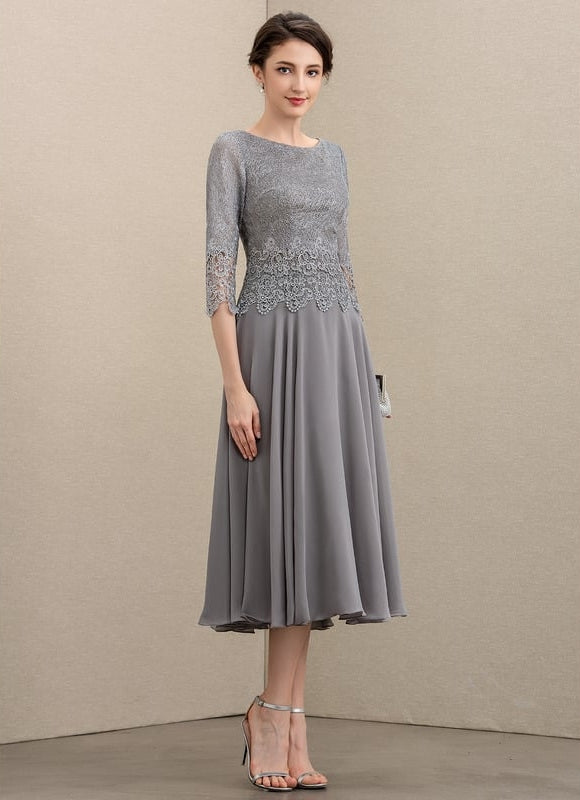 Robe Chic Flottante Mauve - gallery 3