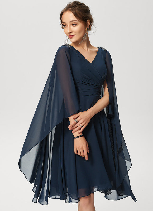 Robe Chic Voile Saphir