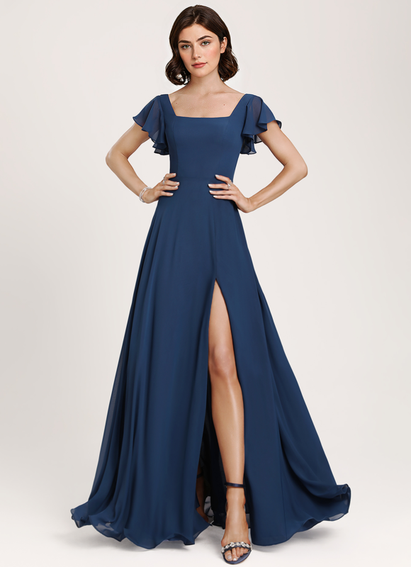 Robe Chic Longue Verte Raffinée