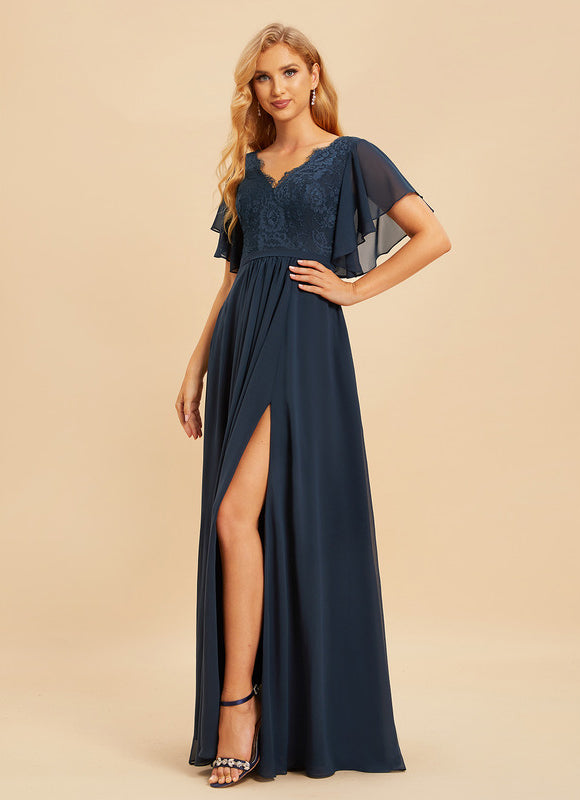 Robe Chic Élégance Rosée - gallery 3