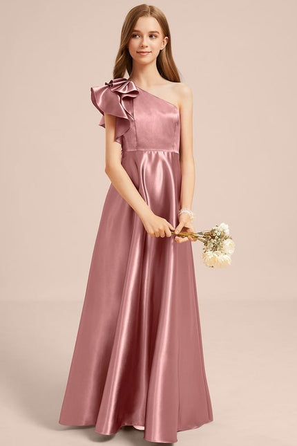Robe Chic Satin Bourgogne - gallery 3