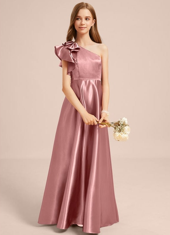 Robe Chic Satin Bourgogne - gallery 3