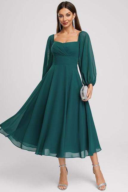 Robe Chic Émeraude Aérienne