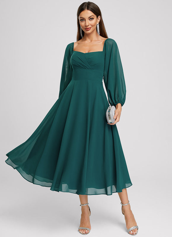 Robe Chic Émeraude Aérienne