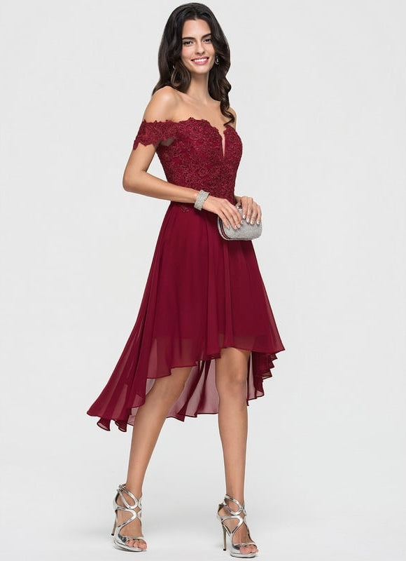 Robe Chic Élégance Rubis Aérienne - gallery 3