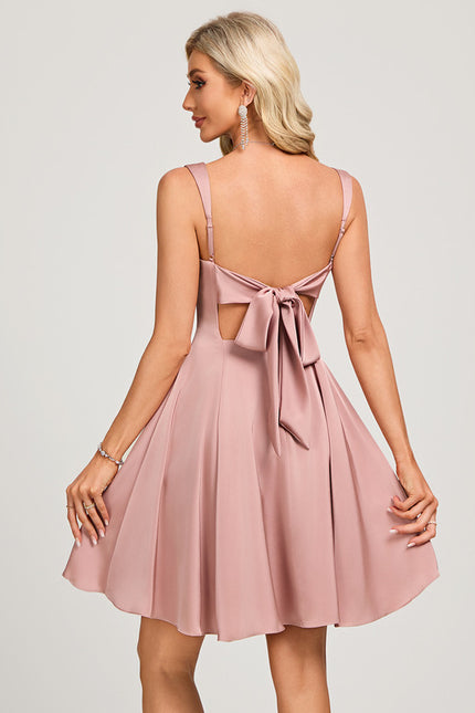 Robe Chic Étreinte De Satin - gallery 6