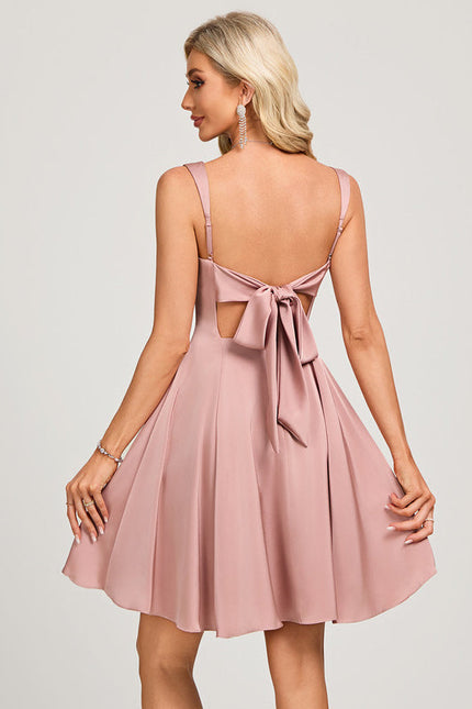 Robe Chic Étreinte De Satin - gallery 6