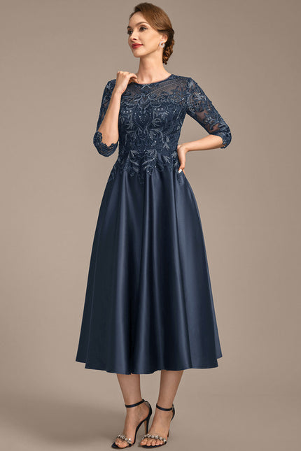 Robe Chic Satin Somptueux - gallery 4