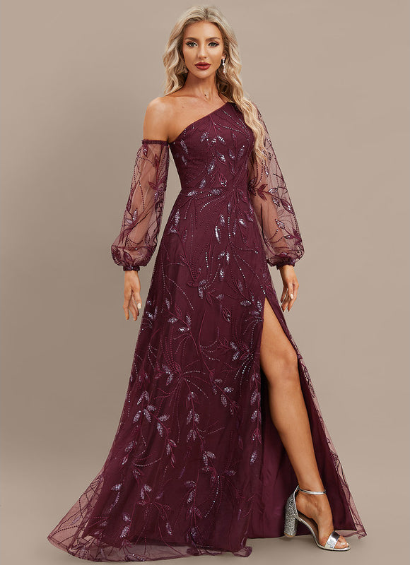 Robe Chic Étoilée Bordeaux - gallery 4