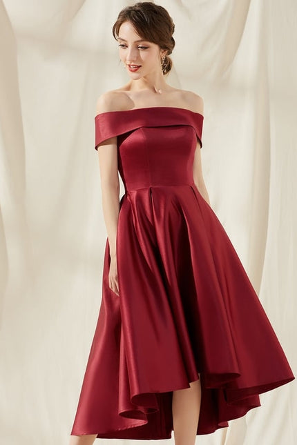 Robe Chic Bordeaux Élégance