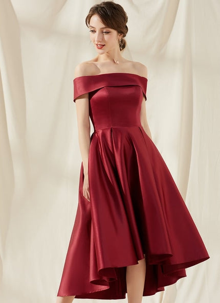 Robe Chic Bordeaux Élégance