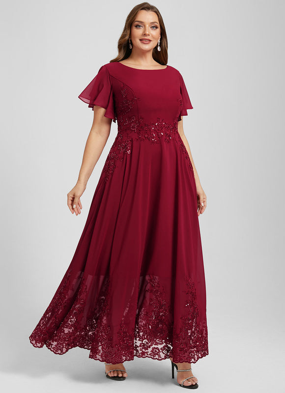 Robe Chic Rouge Élégant - gallery 8
