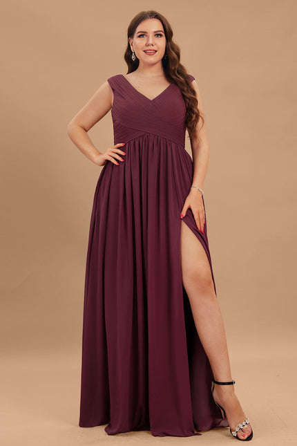 Robe Chic Violet Élégant - gallery 4