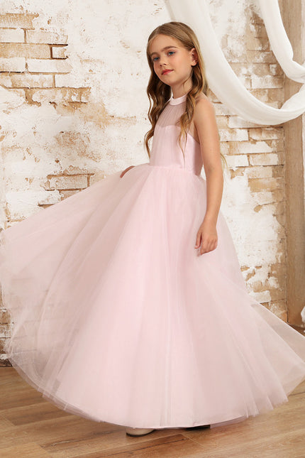 Robe Chic Fille Tulle Rose - gallery 7