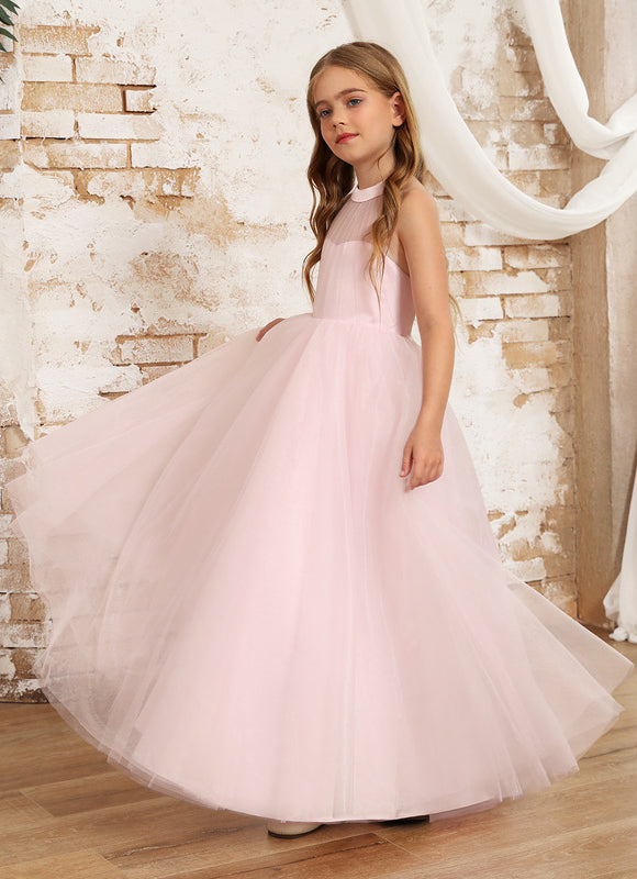 Robe Chic Fille Tulle Rose - gallery 7