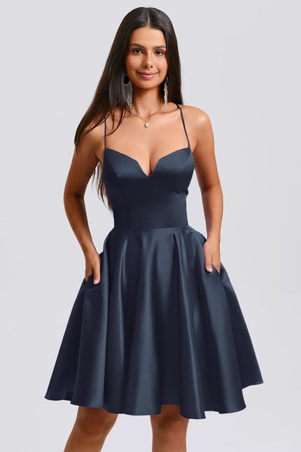 Robe Chic De Bal Satinée