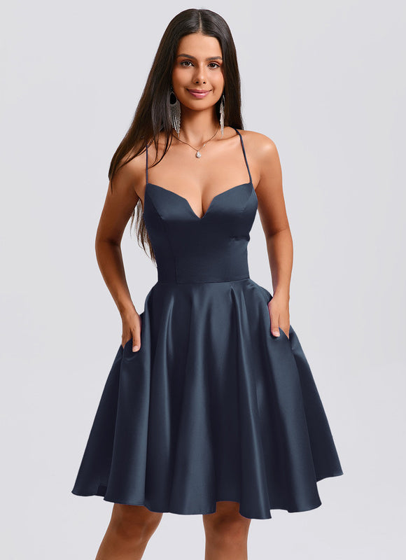 Robe Chic De Bal Satinée