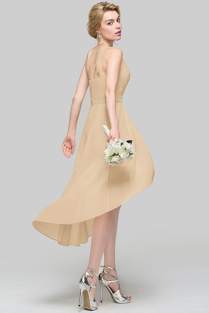 Robe Chic Asymétrique Écrue - gallery 4