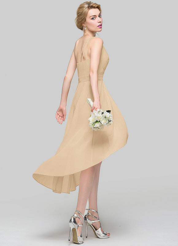 Robe Chic Asymétrique Écrue - gallery 4