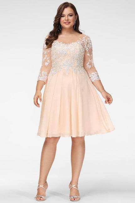 Robe Chic Chiffon Éclatante - gallery 8
