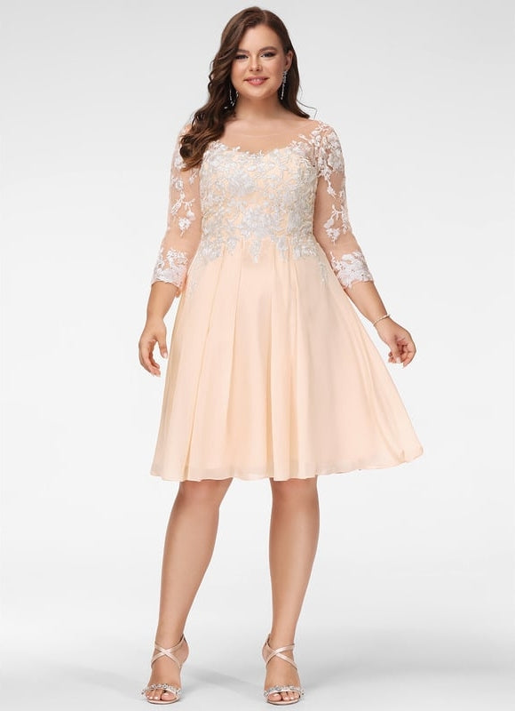 Robe Chic Chiffon Éclatante - gallery 8