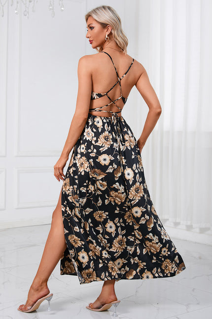Robe Chic Maxi Floral Satin - gallery 4