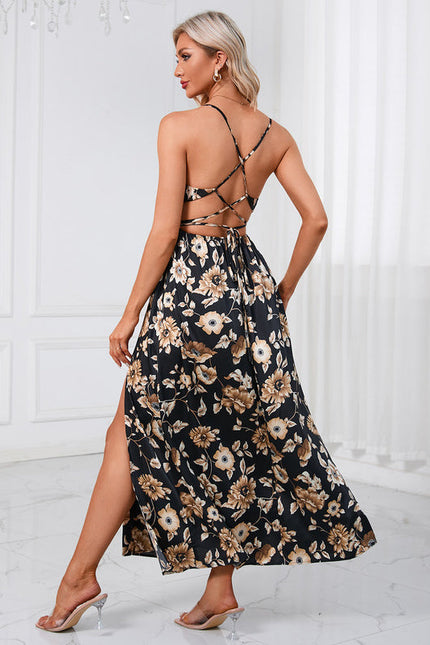 Robe Chic Maxi Floral Satin - gallery 4
