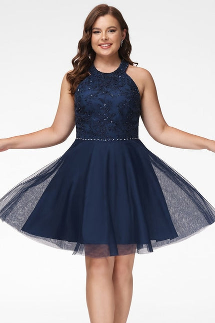 Robe Chic Tulle Marine - gallery 4