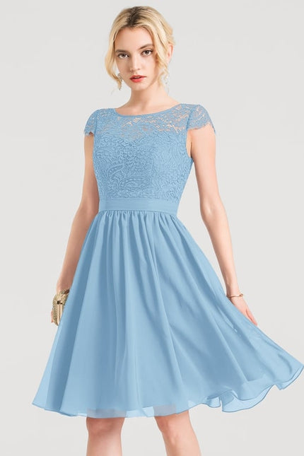 Robe Chic Chiffon Éclatante - gallery 5