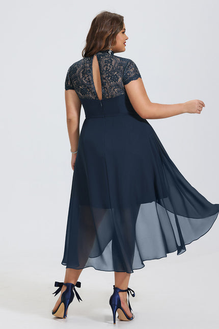 Robe Chic Fluide Bleu - gallery 5