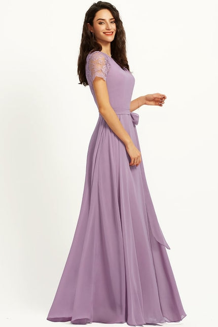 Robe Chic Soirée Rosée - gallery 1