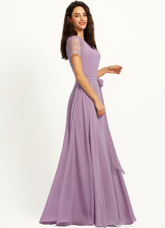 Robe Chic Soirée Rosée - gallery 1