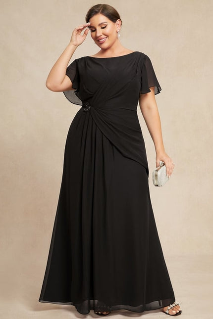 Robe Chic Chic Élégance Noir - gallery 7