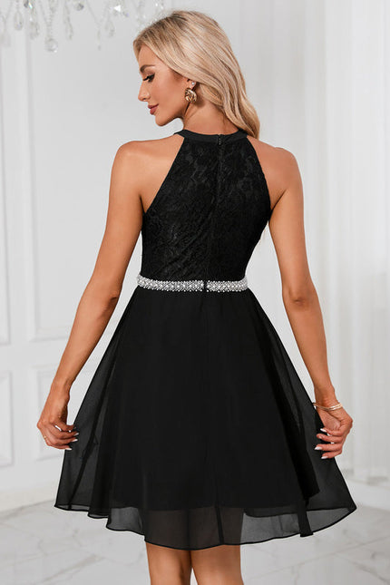 Robe Chic Noir Flottante - gallery 3