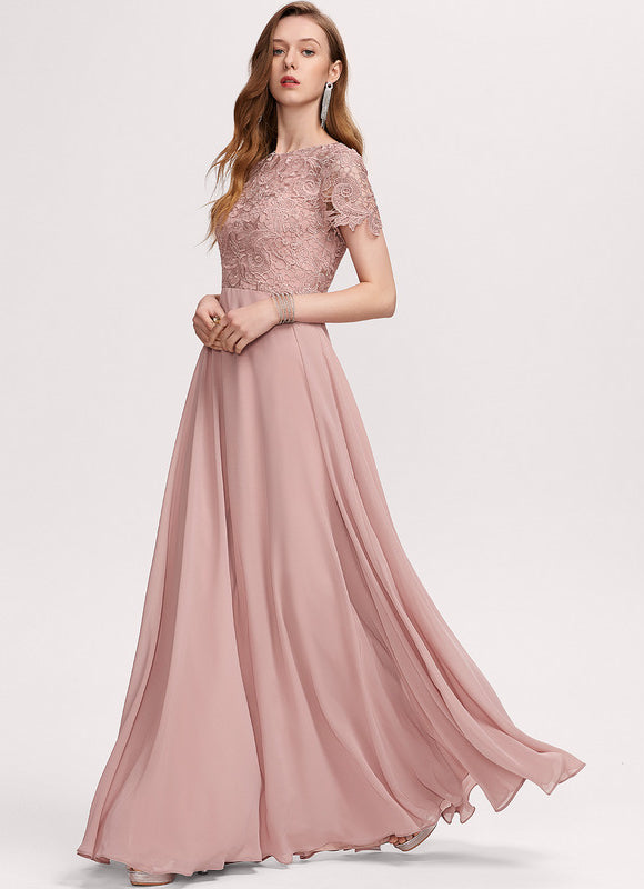 Robe Chic Soirée Rosée - gallery 1