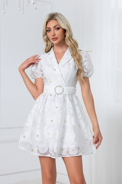 Robes Blanches Courtes Chic