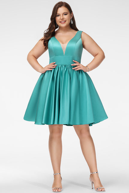 Robe En Soie Chic Courte - gallery 6